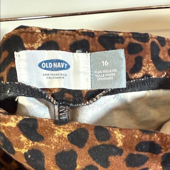 Leopard Print Women's Skirt Plus Size 16 97% cotton - Picture 3 of 6